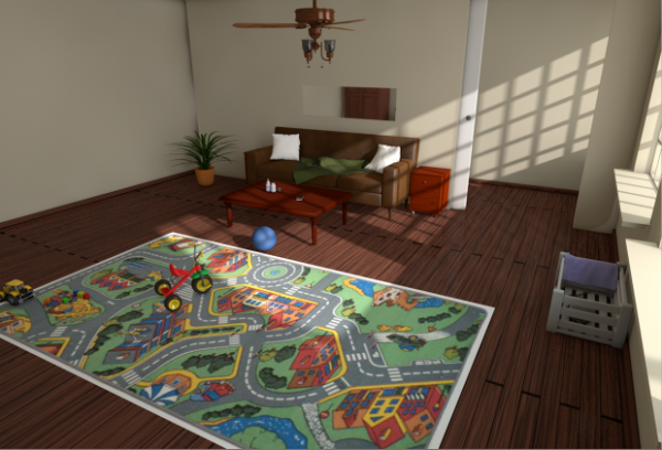 Full Baby Room Scene 3D Model